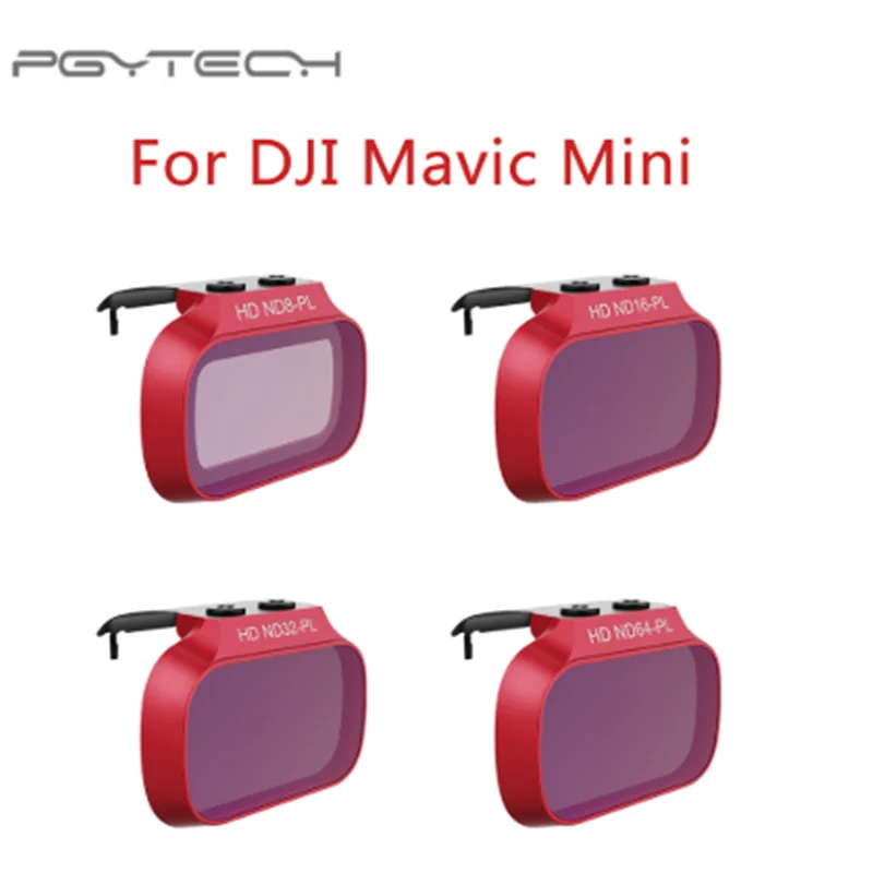 PGYTECH ND фильтр для объектива CPL Dji Mavic Mini UV 8 16 32 64 PL набор фильтров быстрая установка