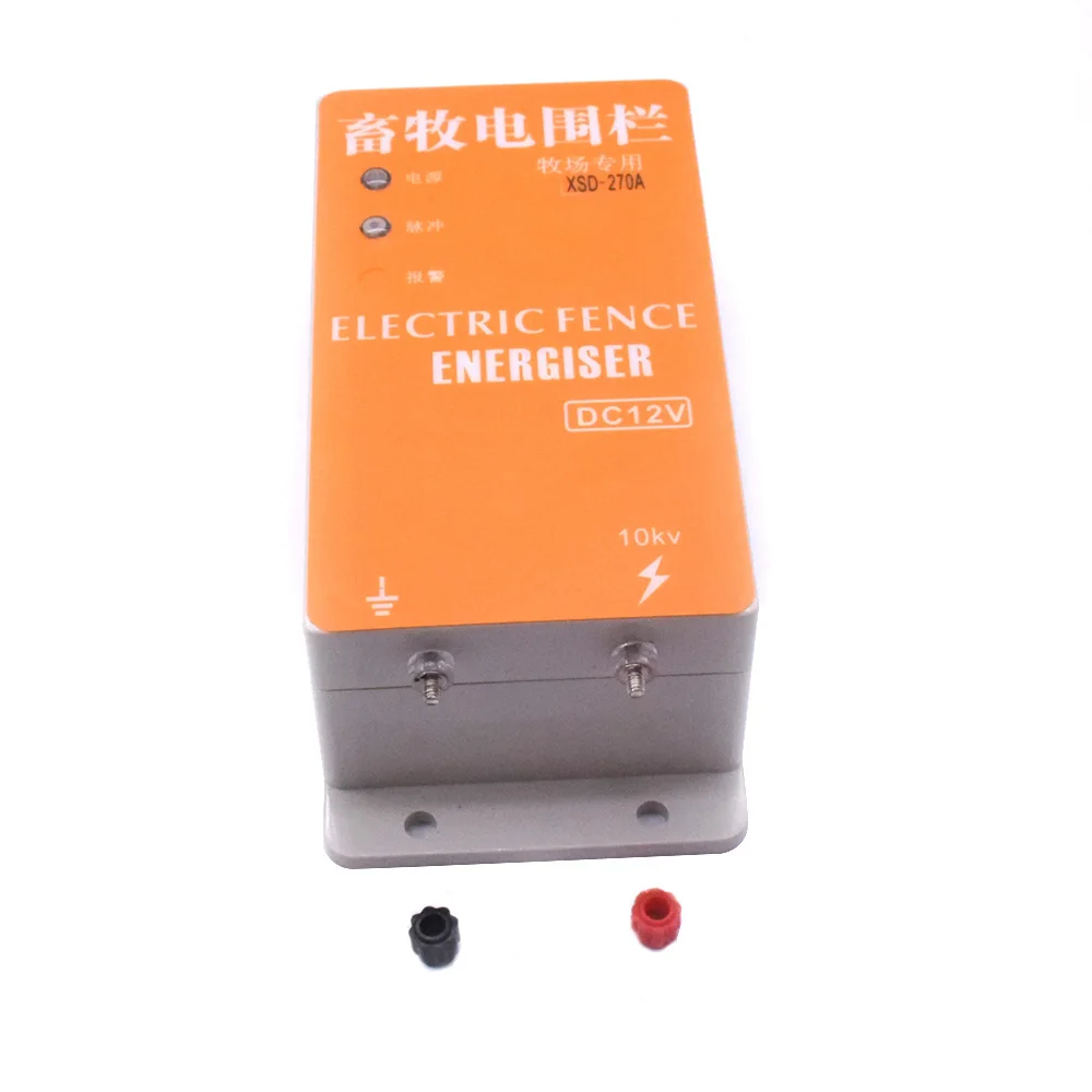 Электрический зарядный контроллер для солнечной батареи, ограды на 10 км XSD-270B для животных, лошадей, крупного рогатого скота, домашней птицы, фермы пастуха, инструмент для домашнего скота.