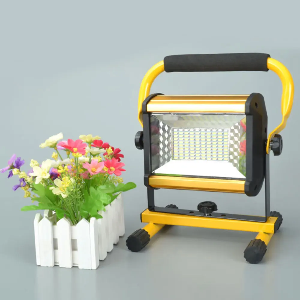 Перезаряжаемые 100 светодиодный прожектор светильник ручной Точечный поиск