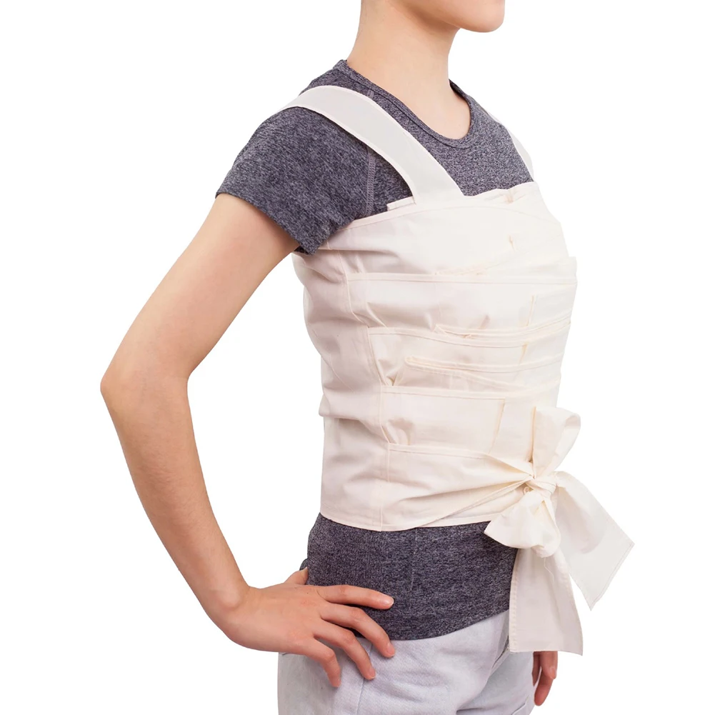 Медицинский дышащий ребристый Ребристый пояс регулируемый бинт для фиксации при