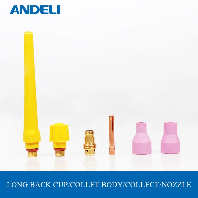 ANDELI Запчасти для сварочной горелки дуговой сварки Цанга корпуса сопла
