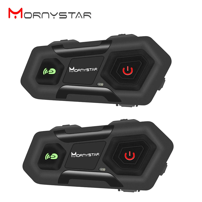 Мотоциклетный шлем Mornystar M2 2 шт. беспроводная bluetooth гарнитура водонепроницаемая BT