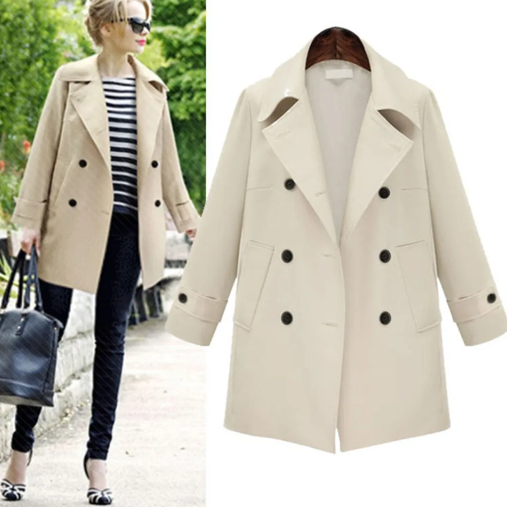 Casaco Feminino 2019 женские большие размеры Осень Зима Cassic простые шерстяные длинное