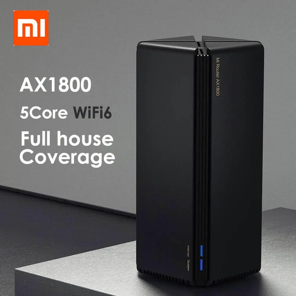 Роутер Xiaomi AX1800 Wi-Fi 6 гигабитный 2 4 ГГц 5 5-ядерный двухдиапазонный роутер OFDMA с