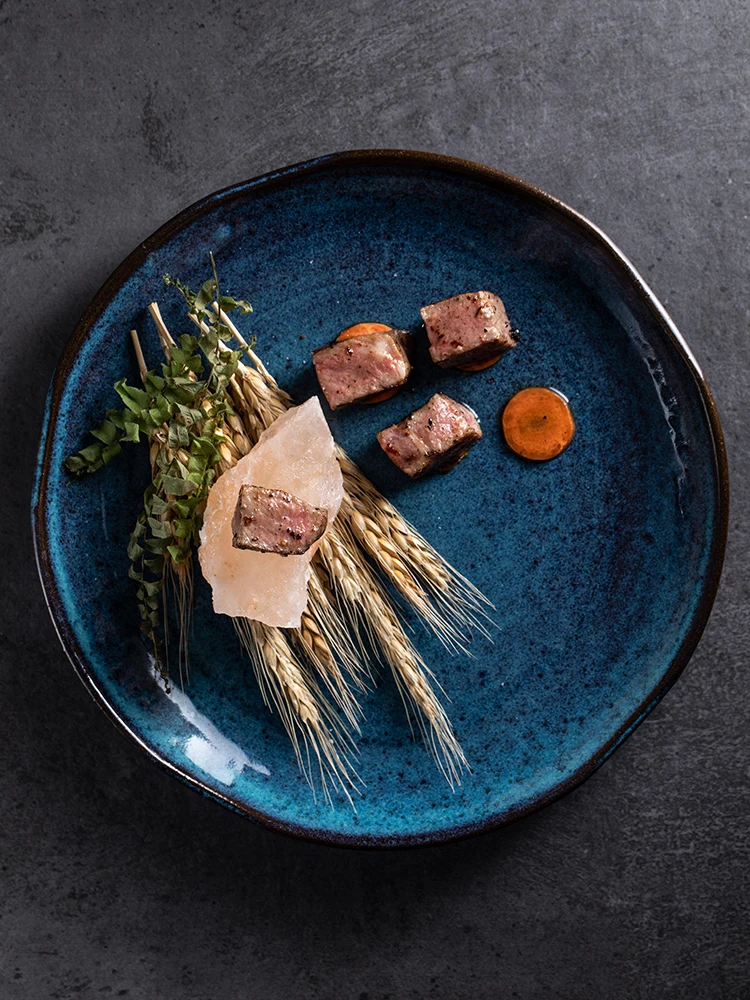 Творческий Nordic Керамика посуда Ретро ужин для фруктов Салатница бытовой лапши