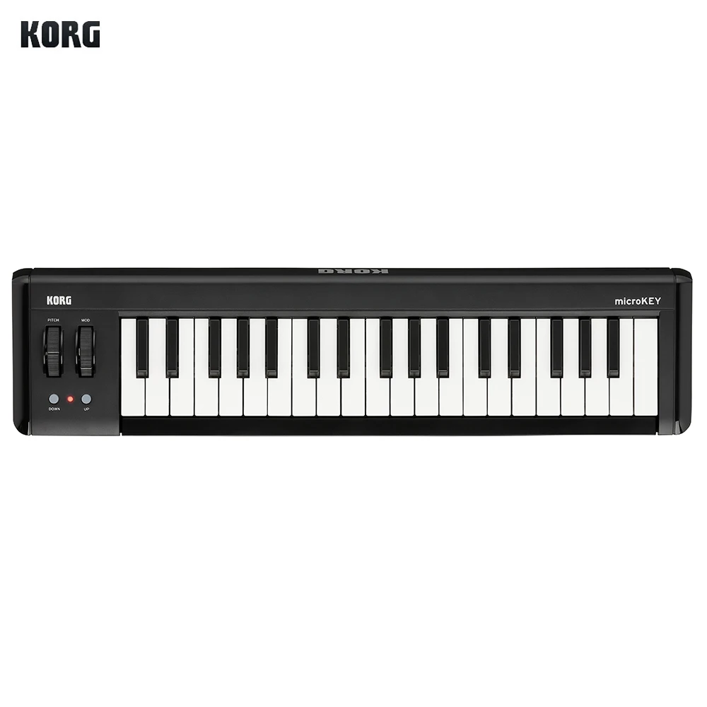 Компактный USB MIDI-контроллер с клавиатурой KORG microKEY2-37 37 клавиш совместим iPhone iPad Mac