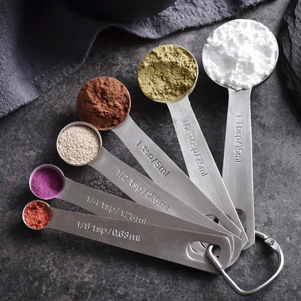 Мерные ложки комплект Heavy Duty Нержавеющая сталь измерительные приборы для Кухня