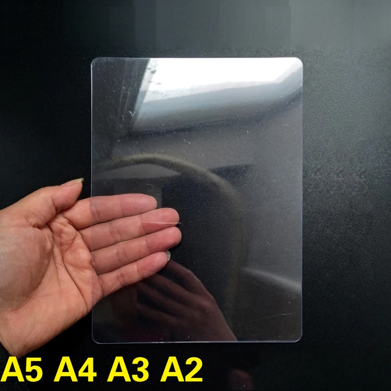 Прозрачная непромокаемая открытка из ПВХ пластика SWEJU 20 шт. 86*54 мм используется