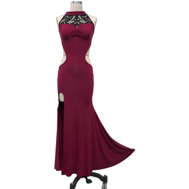 Женский цельный костюм для танца живота восточных танцев групповых тренировок