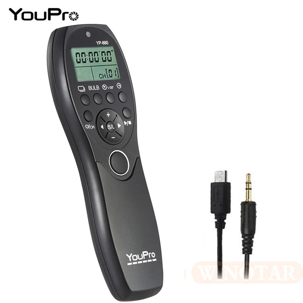 YP-880/E2 Таймер Пульт дистанционного управления для Fuji Fujifilm USB 2 0 X-Pro2 X-Pro1 X-T2 X-T20 X-E2 X-E2S