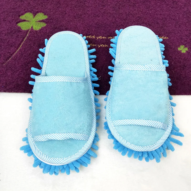 Newly Microfibre Mop Slipper House Floor Foot Shoes Lazy Polishing Cleaning Dust Tool TE889 | Дом и сад