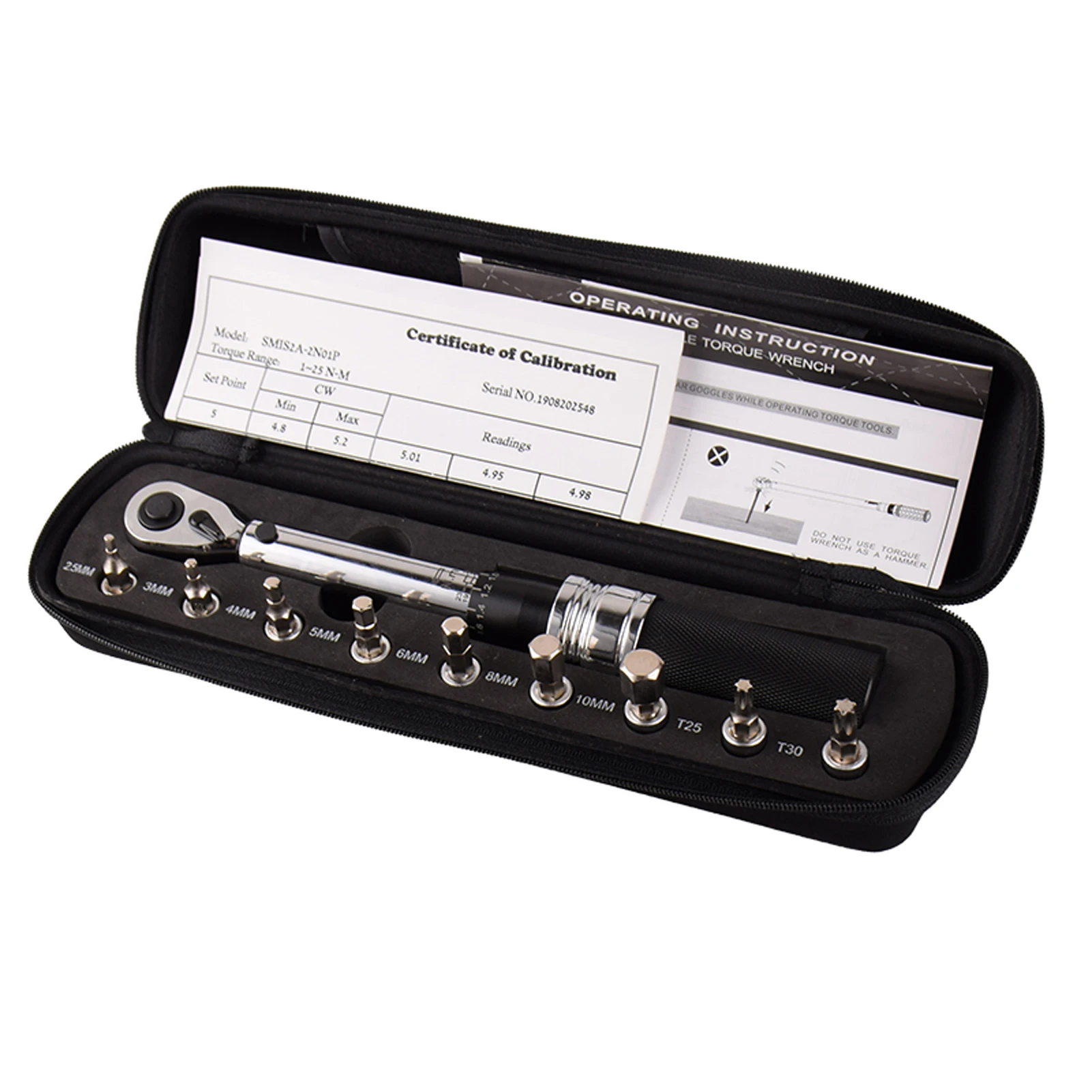 1/4 &quotDR 1-25Nm мини Регулируемый динамометрический ключ для велосипеда езды на