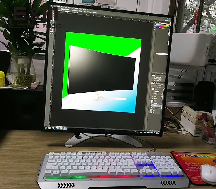 26.5 Inch 1:1 IPS LED Monitor 1920*1920 HDMI DP Drive Board Diy for EIZO EV2730Q Original Screen Laptop PC PS Design Display - купить по