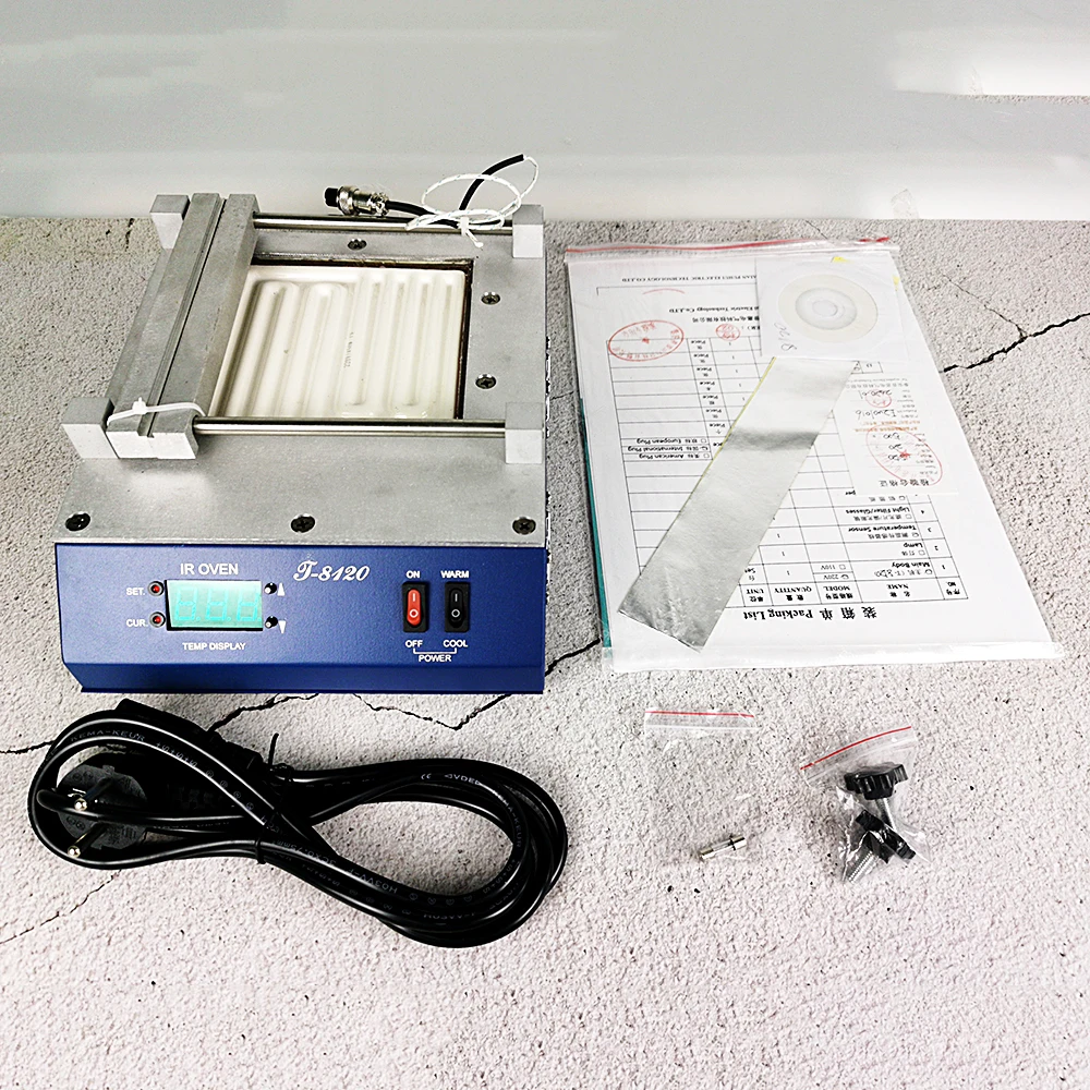 Нагревательный стол для печи предварительного нагрева 120x120 мм T8120 пластина