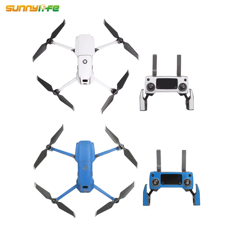Для DJI Mavic 2 стикер для дрона тела клей самолета Углеродные наклейки кожи Pro Zoom Drone