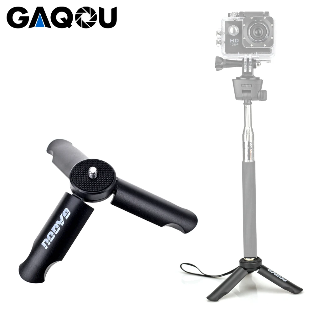Штатив GAQOU для экшн-камеры портативный трипод телефона Gopro 7 6 DJI OSMO аксессуары