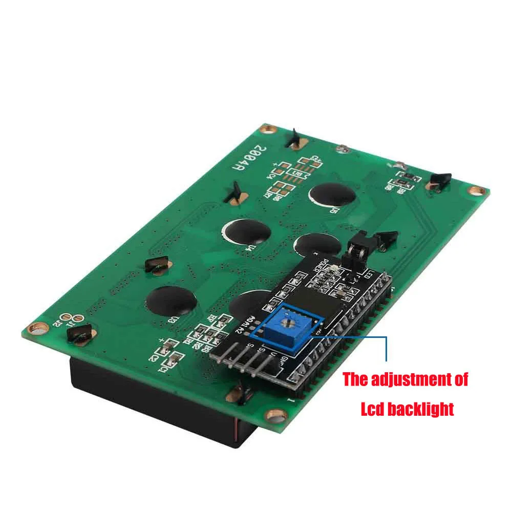 Символьный ЖК-дисплей модуль 20x4 LCD 2004 IIC/I2C/TWI PCF8574 для Arduino Uno r3 Mega 2560 Raspberry Pi Avr Stm32 |