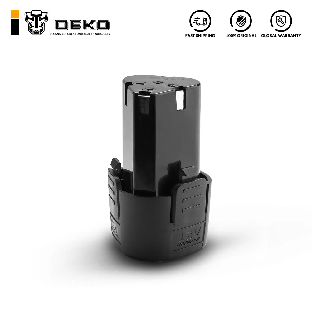 Аккумулятор DEKO 12 В комплект литий-ионный батарей для аккумуляторной дрели -