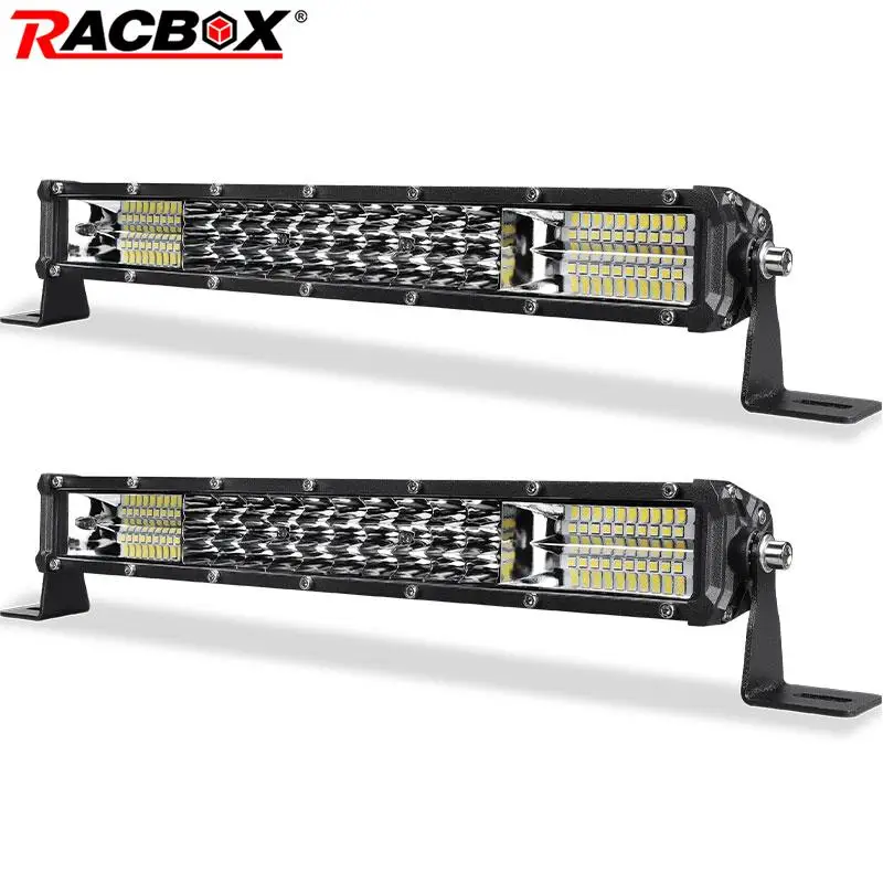 Фонарь светодиодный диагональю 13 дюймов 3 ряда 12 В 24 | Автомобили и мотоциклы