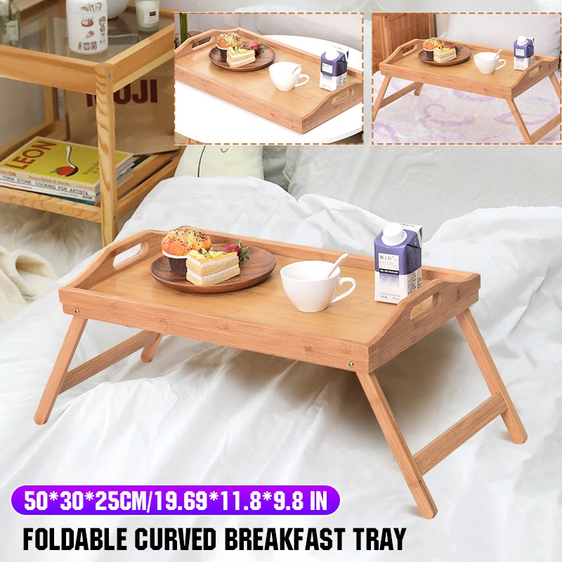 Настройка компьютерной подставки для ноутбука Notebook Breakfast Food Sofa Bed Tray Picnic Studying Table размером 50x30x25 см.