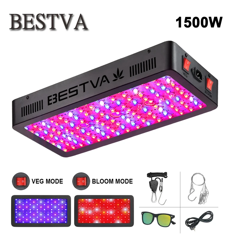 Светодиодная лампа BESTVA для выращивания растений в доме 1500 Вт|Промышленные