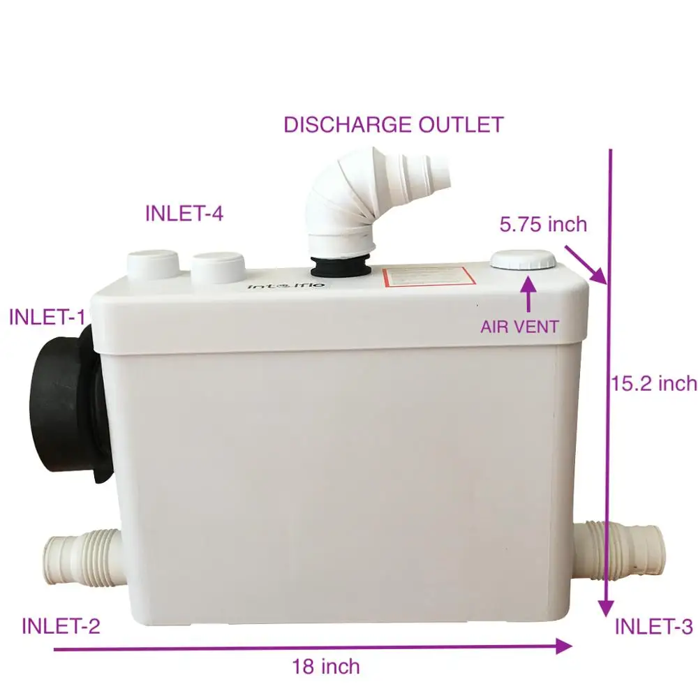 400W Macerator Pump 220-240V use in bathroom for toilet | Pumps