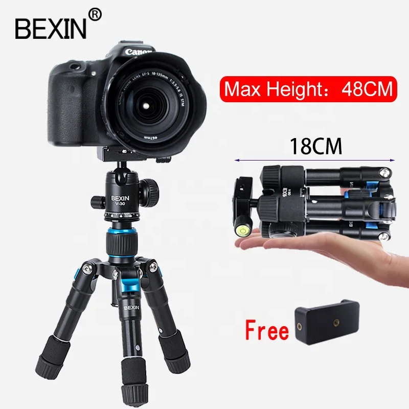BEXIN flexible desktop Smartphone tabletop phone photography pocket tripod stand Portable Compact Mini Tripod For iPhone Camera |