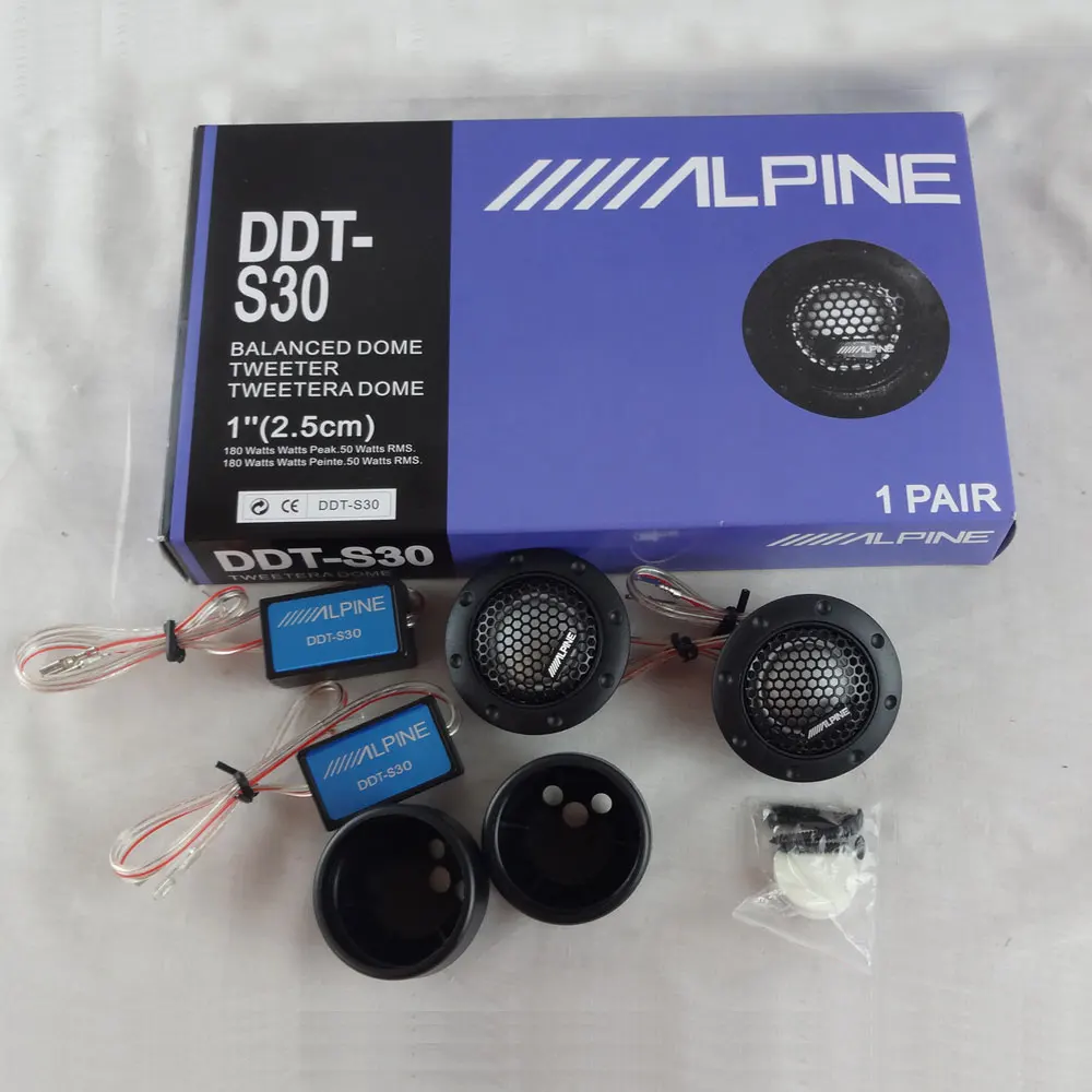 1 пара автомобильный твитер шелковая пленка для модификации автомобиля 180 Вт