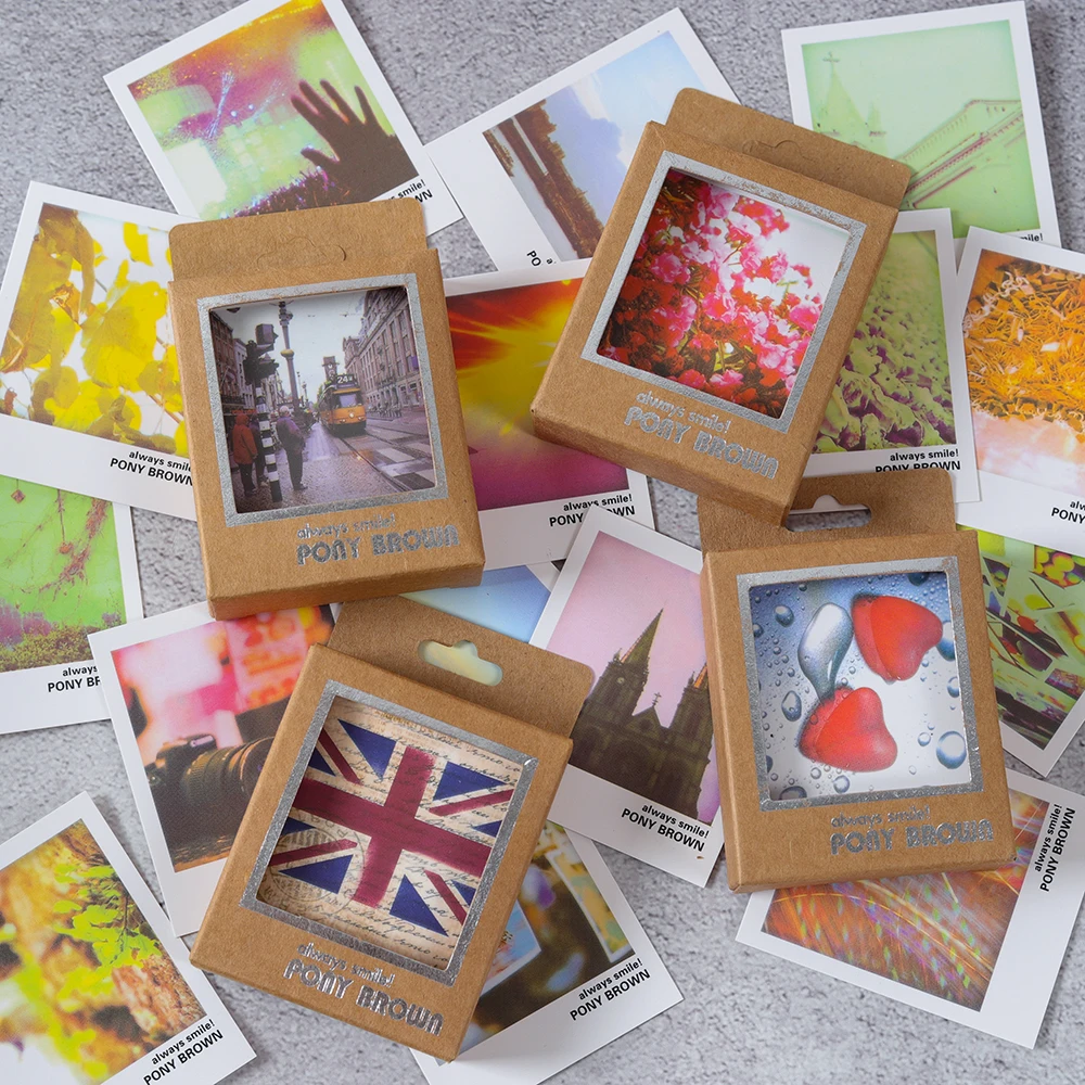 40 шт. в упаковке винтажный Lomo Европейский ландшафт фотооткрытка день рождения