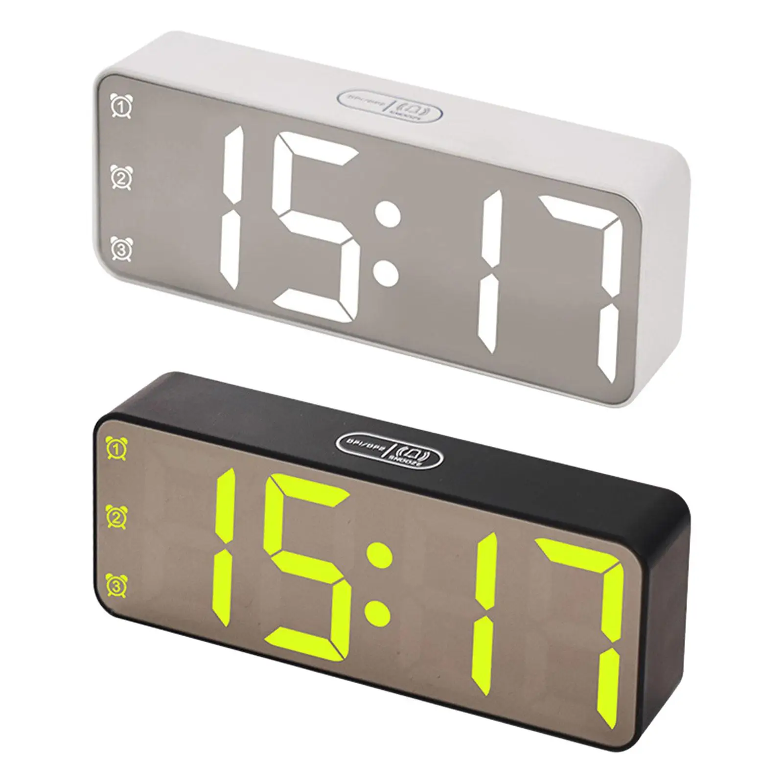 Многофункциональные цветные цифровые часы RGB с голосовым управлением настольные