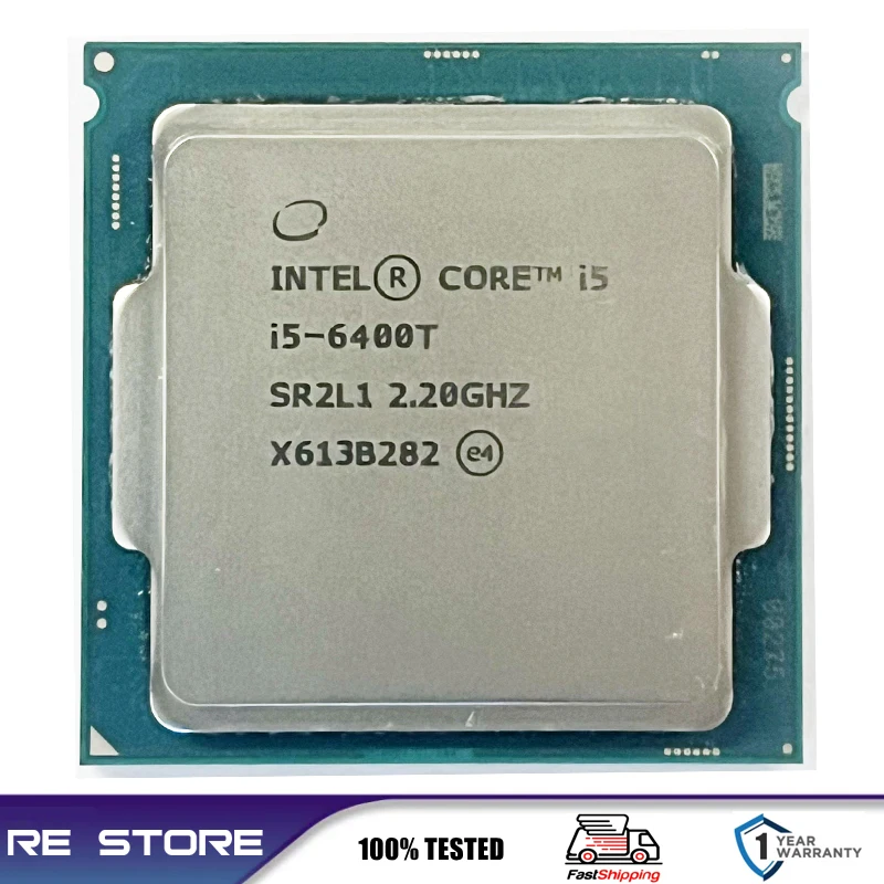 Процессор Intel Core i5 6400T 2 ГГц 4 ядра потока 6 Мб 35 Вт LGA 1151 |