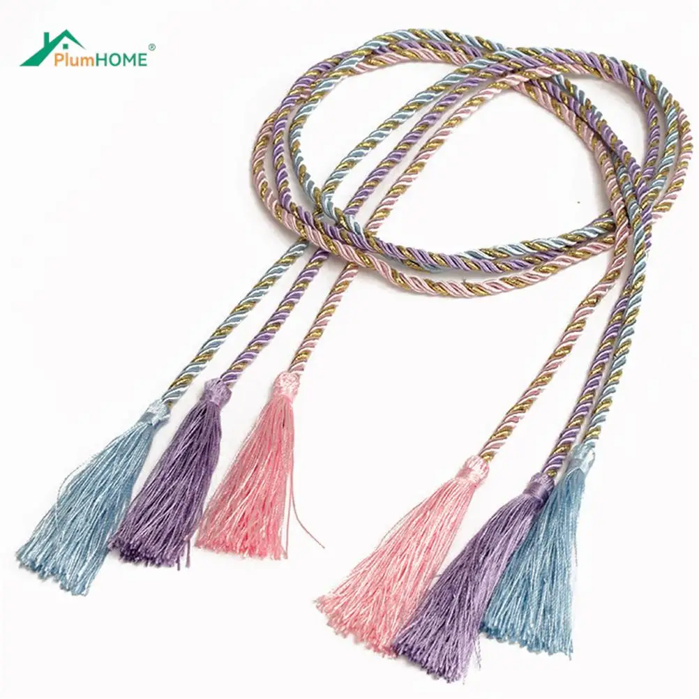 1 шт. 10 цветов красивый цветок хлопковая веревка для оконной занавески домашний