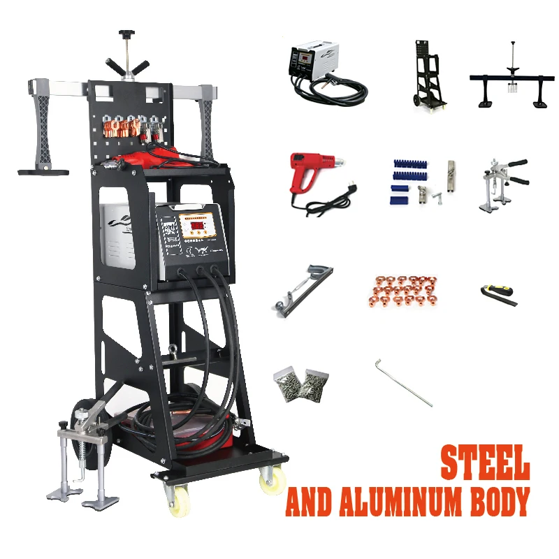 220 В 2 кВт машина для ремонта автомобилей точечной сварки депрессии алюминия