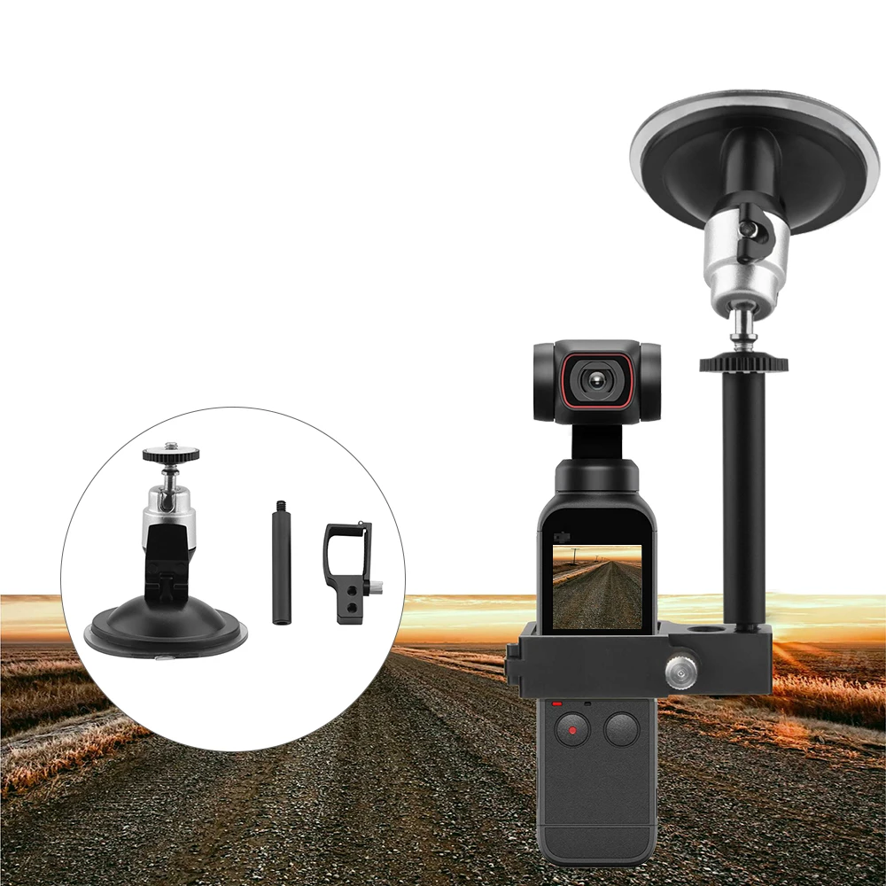 Стабилизатор для камеры DJI Pocket 2 ручной держатель на присоске окон кронштейн