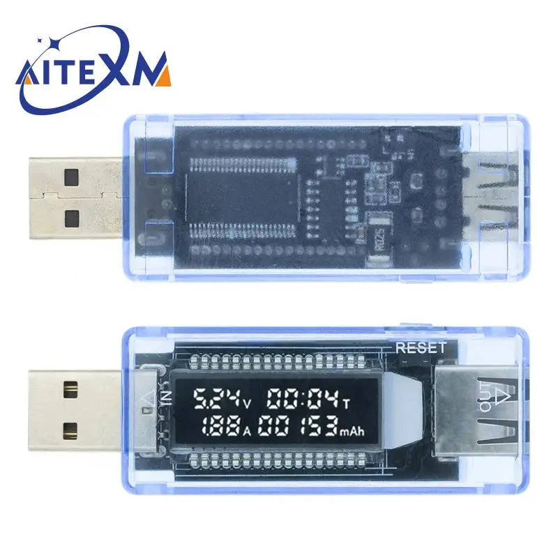Измеритель Напряжения тока тестер емкости аккумулятора USB измеритель напряжения