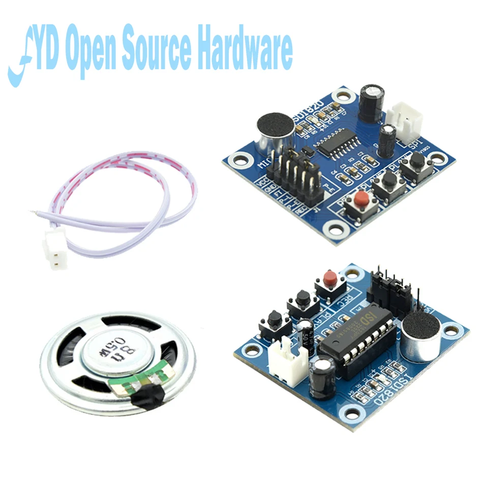 ISD1820 записывающий голосовой модуль запись и воспроизведение голоса микрофонная