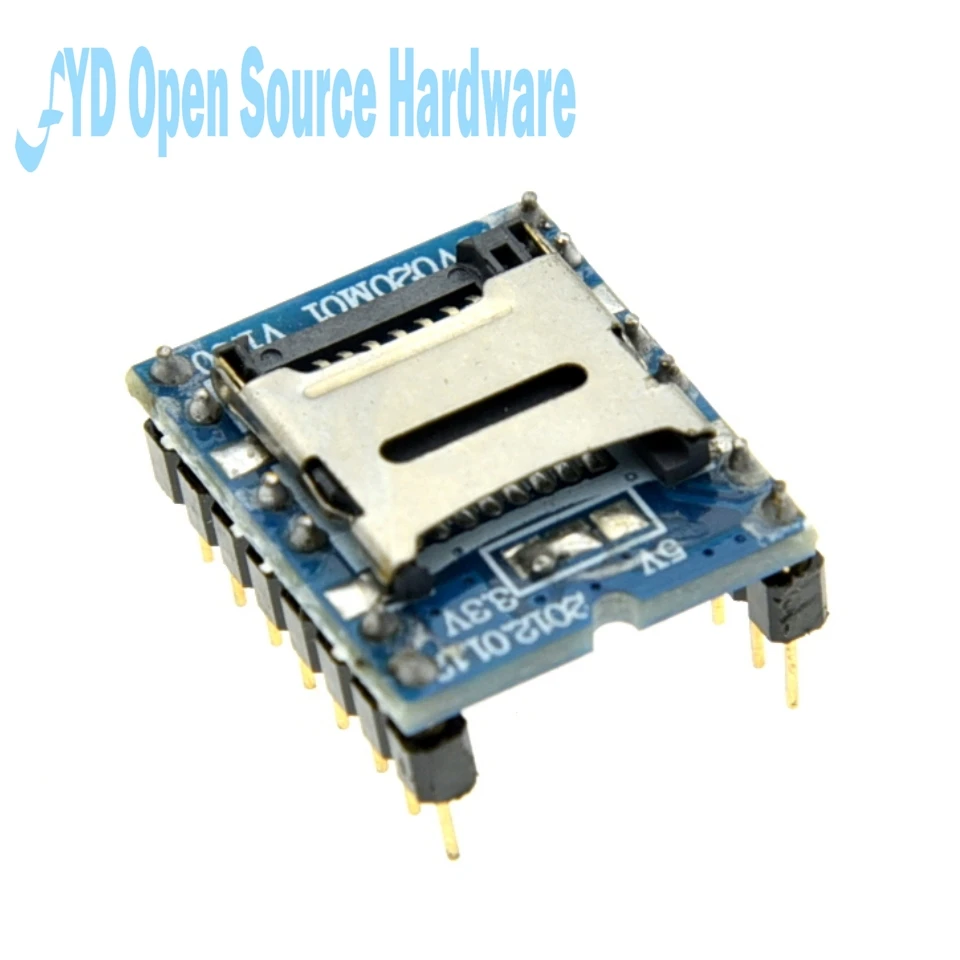 WTV020 WTV020-SD WTV020SD-20SS Мини-SD-карта Звуковой модуль MP3 Голосовой для PIC Arduino 2560 UNO R3