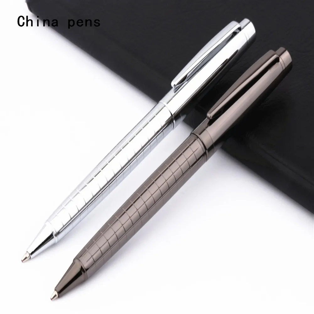 Роскошные 856 Платина серый Крест линии Бизнес офис Подпись Средний Перо