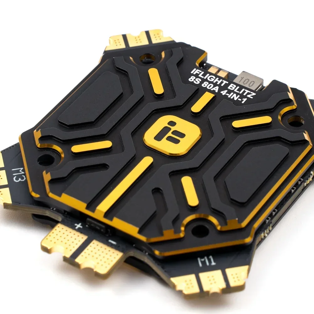 IFlight BLITZ E80 PRO 4in1 ESC 2-8S LIPO с алюминиевой крышкой ЧПУ