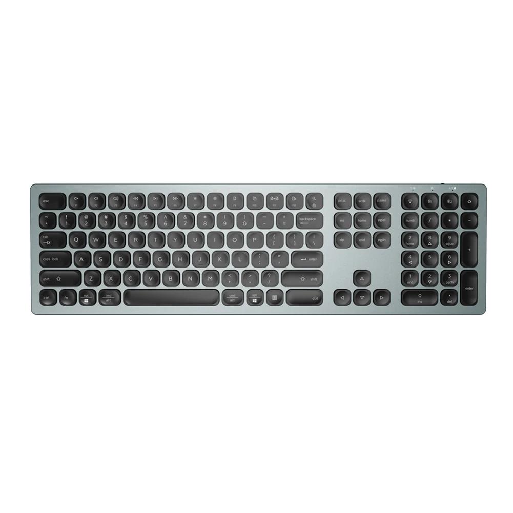 K9500 ультратонкая Беспроводная Bluetooth клавиатура из алюминиевого сплава с