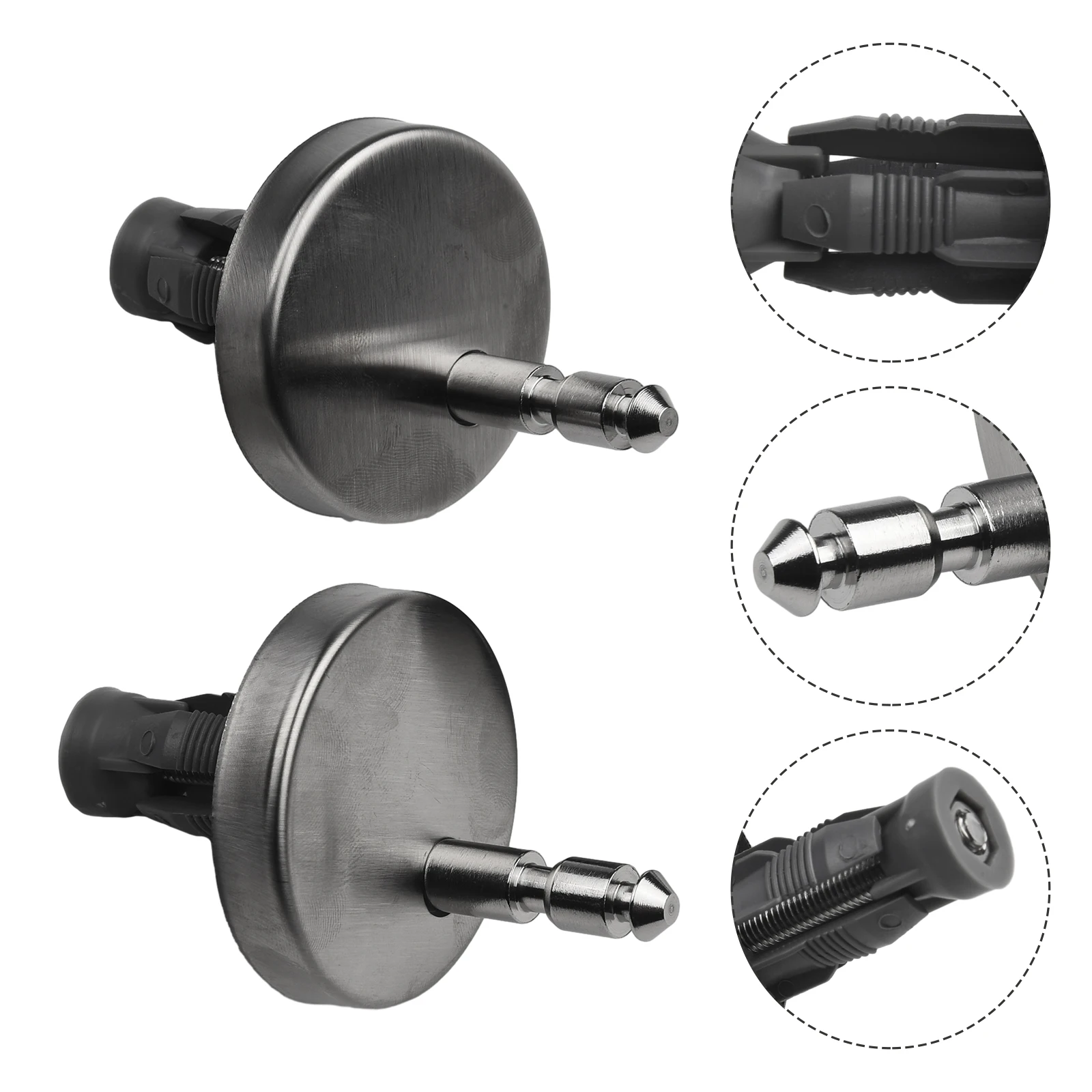 2 шт. Сменные петли для унитаза из нержавеющей стали