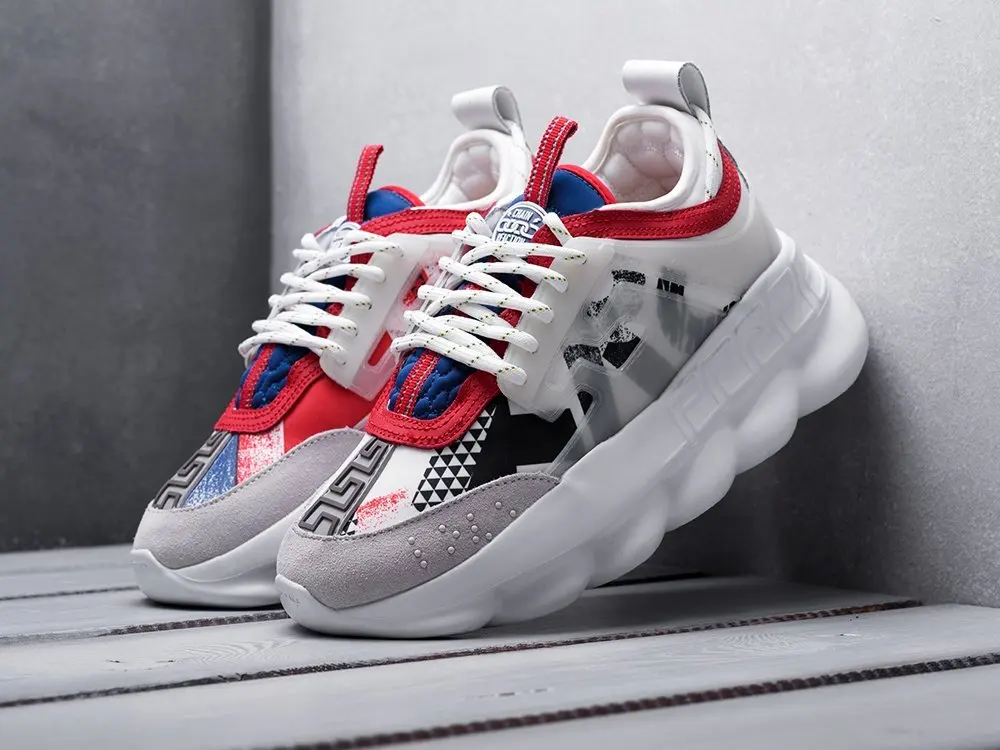 Кроссовки Versace Chain Reaction Белый Лето Женский | Обувь