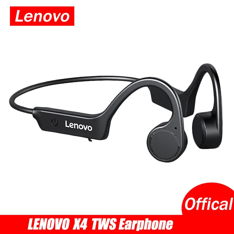 Bluetooth-наушники Lenovo X4 с костной проводимостью водонепроницаемые микрофоном |