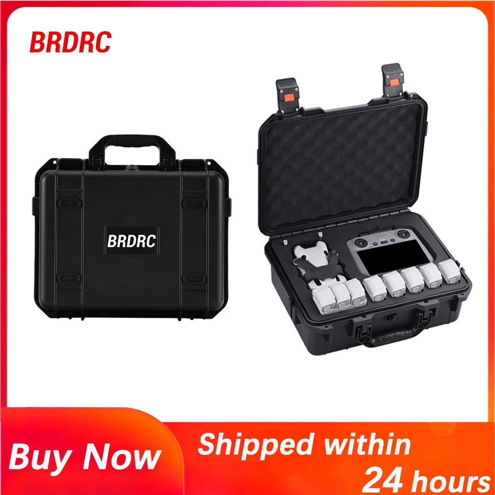 Чемодан BRDRC для DJI Mini 4 Pro безопасная взрывозащищенная коробка жесткий чехол