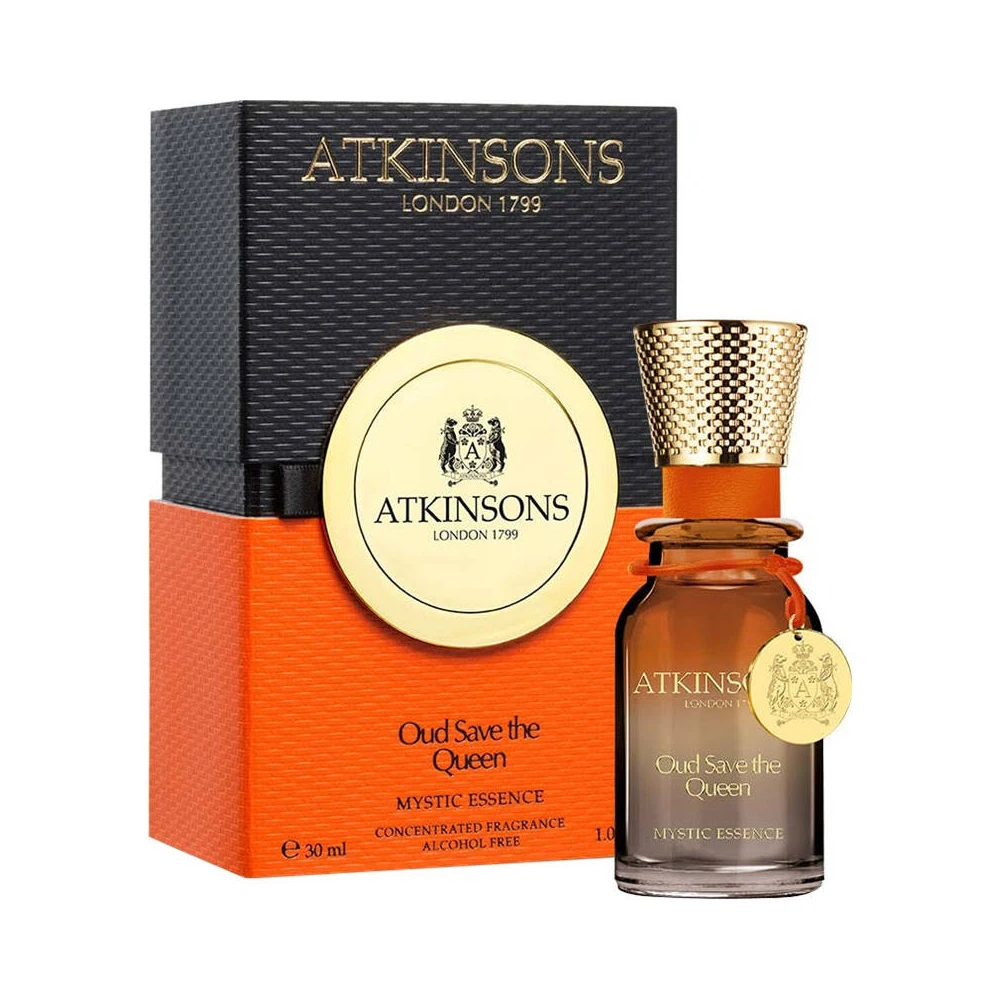 Духи Atkinsons Oud Save The Queen - масляные духи 30 мл для женщин парфюм Аткинсон Уд Сейв Зе