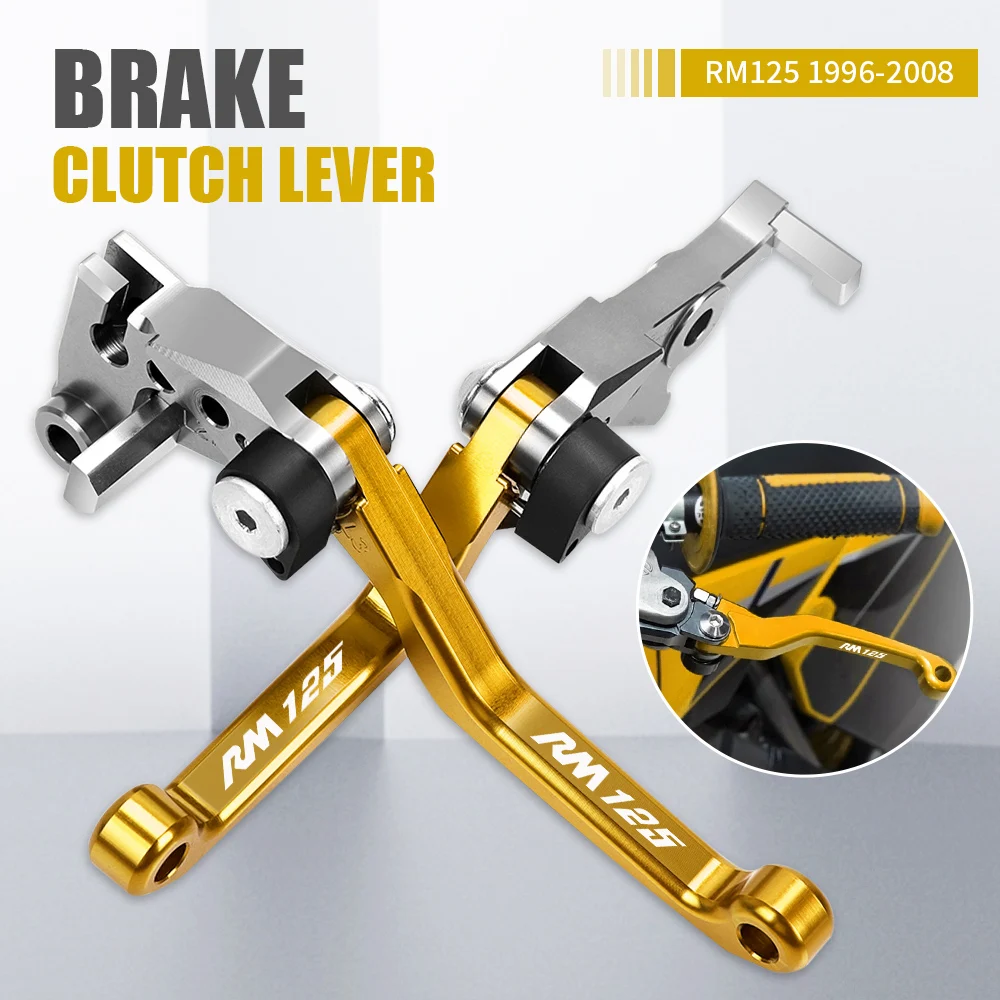 Рычаги тормозной муфты CNC для suzuki RM 125 1996 1997 1998 1999 2000 2001 2002 2003-2004 рычаги кроссовый