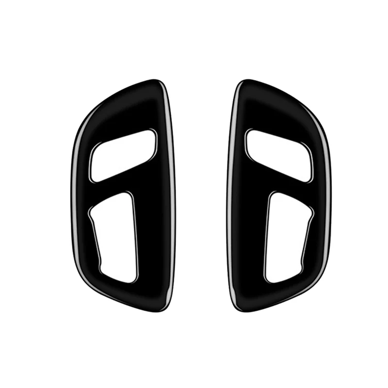 Автомобильное ярко-черное электрическое сиденье кнопка панель рамка аксессуары