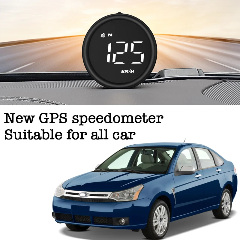 Автомобильный HUD-дисплей для Ford Focus 2004~2011 цифрового спидометра проектора информации гоночного GPS-скоростиметра включен.