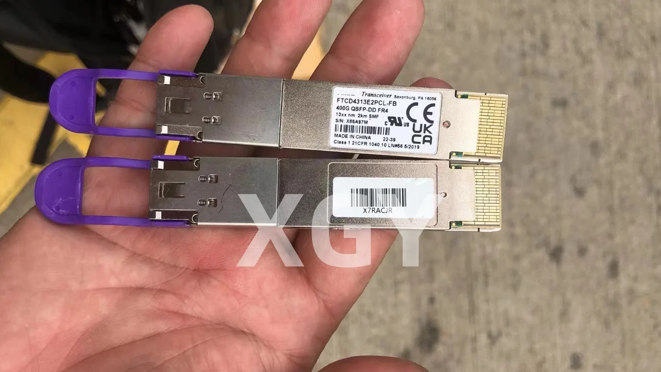 ДЛЯ FINISHAR 400G QSFP-DD FR4 1310 нм 2 км LC SMF DOM оптический модуль приемопередатчика FTTD4313E2PCL-FB