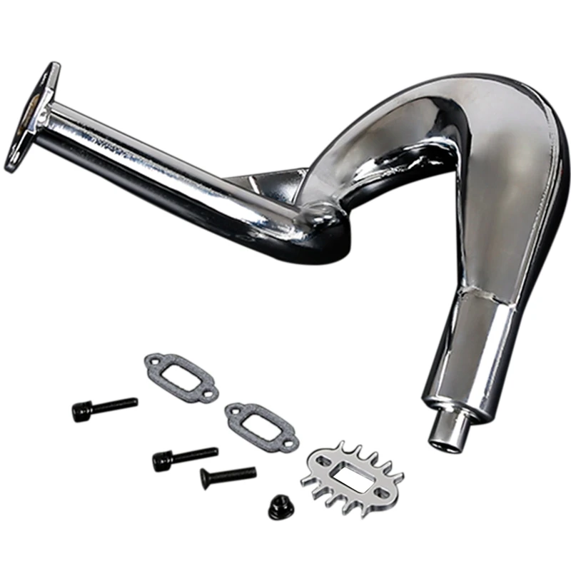 Выхлопная труба из сплава/настроенный набор труб подходит для 1/5 HPI ROFUN BAHA ROVAN KM BAJA